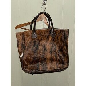 MARK AND GRAHAM ELISABETTA SLOUCH LEATHER COWHIDE HANDBAG  ITALY